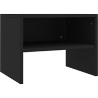 Bonnevie - Nachttisch,Beistelltisch Schwarz 40x30x30 cm Holzwerkstoff vidaXL von BONNEVIE