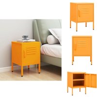 Nachttisch Senfgelb 35x35x51 cm Stahl - Nachtisch - Nachttisch - Wohnzimmer - Schlafzimmereinrichtung - Stahlschrank Nachttisch Senfgelb 35x35x51 cm Stahl - Nachtisch - Nachttisch - Wohnzimmer - Schlafzimmereinrichtung - Stahlschrank von VIDAXL