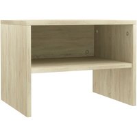 Nachttisch,Beistelltisch Sonoma-Eiche 40x30x30 cm Holzwerkstoff vidaXL von BONNEVIE