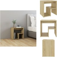 Nachttisch Sonoma-Eiche 40x30x40 cm Holzwerkstoff - Nachttisch - Wohnzimmer Dekoration - Holzwerkstoff Möbel - Sideboard - Kommode Nachttisch Sonoma-Eiche 40x30x40 cm Holzwerkstoff - Nachttisch - Wohnzimmer Dekoration - Holzwerkstoff Möbel - Sideboard - Kommode von VIDAXL