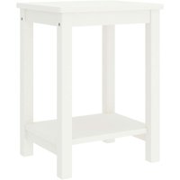 Bonnevie - Nachttisch,Beistelltisch Weiß 35x30x47 cm Massivholz Kiefer vidaXL von BONNEVIE