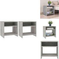 Vidaxl - Nachttische 2 Stk. Betongrau 40x30x40 cm Holzwerkstoff - Beton Grau Nachttisch - Holzwerkstoff Möbel - Wohnraum Dekoration - Kommode Vidaxl - Nachttische 2 Stk. Betongrau 40x30x40 cm Holzwerkstoff - Beton Grau Nachttisch - Holzwerkstoff Möbel - Wohnraum Dekoration - Kommode von VIDAXL