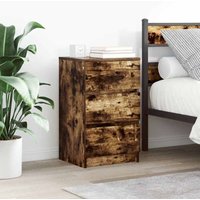 Nachttische mit 3 Schubladen 2 Stk. Räuchereiche 39x35x65 cm - Vidaxl Nachttische mit 3 Schubladen 2 Stk. Räuchereiche 39x35x65 cm - Vidaxl von VIDAXL