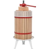Vidaxl - Obst- und Weinpresse mit Stoffbeutel 24 l Eichenholz von VIDAXL
