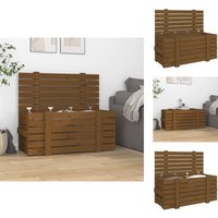Ordnungshelfer - Living Truhe Honigbraun 91x40,5x42 cm Massivholz Kiefer - Braun Ordnungshelfer - Living Truhe Honigbraun 91x40,5x42 cm Massivholz Kiefer - Braun von VIDAXL
