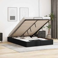 Ottoman-Bett ohne Matratze Schwarz 140x200 cm Kunstleder Vidaxl Ottoman-Bett ohne Matratze Schwarz 140x200 cm Kunstleder Vidaxl von VIDAXL