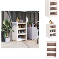 Vidaxl - Outdoor-Küchenschrank Weiß 55x55x92 cm Massivholz Kiefer - Küchenmöbel - Gartenmöbeln - Holzmöbel - Esszimmertisch - Außentresen Vidaxl - Outdoor-Küchenschrank Weiß 55x55x92 cm Massivholz Kiefer - Küchenmöbel - Gartenmöbeln - Holzmöbel - Esszimmertisch - Außentresen von VIDAXL
