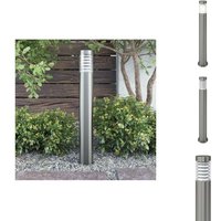 Outdoor Pollerleuchte Edelstahl - Outdoor Laterne - Gartenlaterne - Edelstahl Laterne - Wegeleuchte - led Gartenleuchte von VIDAXL