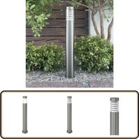 Outdoor Pollerleuchte Edelstahl - Outdoor Laterne - Gartenlaterne - Edelstahl Laterne - Wegeleuchte - led Gartenleuchte von VIDAXL