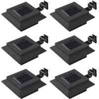 Outdoor Solarleuchten 6 Stück led Quadratisch 12 cm Schwarz Vidaxl Outdoor Solarleuchten 6 Stück led Quadratisch 12 cm Schwarz Vidaxl von VIDAXL