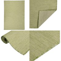 Vidaxl - Outdoor-Teppich Flachgewebe 160x230 cm Grün - Außenbereich - Terrassenüberdachung - Gartendekoration - Balkon - Wetterfest - Home & Living von VIDAXL