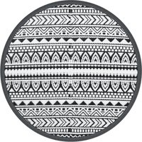 Outdoor-Teppich arakil Schwarz Ø200 cm pp Vidaxl von VIDAXL