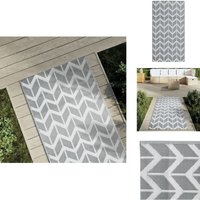 Outdoor-Teppich arakil Grau 80x150 cm pp - Gartenteppich - Außenbereich - Terrassenmöbel - Balkondekoration - Polypropylen Outdoor-Teppich arakil Grau 80x150 cm pp - Gartenteppich - Außenbereich - Terrassenmöbel - Balkondekoration - Polypropylen von VIDAXL