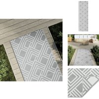 Outdoor-Teppich arakil Grau 80x250 cm pp - Außenbereich - Balkon - Garten - Terrassenüberdachung - Patio Outdoor-Teppich arakil Grau 80x250 cm pp - Außenbereich - Balkon - Garten - Terrassenüberdachung - Patio von VIDAXL