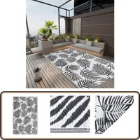Outdoor-Teppich arakil Schwarz 140x200 cm pp - Außenbereich Dekoration - Balkon Teppich - Terrassen Teppich - Garten Teppich - Pool Bereich Deko Outdoor-Teppich arakil Schwarz 140x200 cm pp - Außenbereich Dekoration - Balkon Teppich - Terrassen Teppich - Garten Teppich - Pool Bereich Deko von VIDAXL