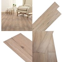 Vidaxl - PVC-Fliesen Selbstklebend 2,51 m² 2 mm Eiche Braun - pvc Fliesen - Selbstklebender Bodenbelag - Vinyl Boden - Design Holzoptik - Wohnraum von VIDAXL