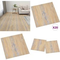 PVC-Fliesen Selbstklebend 20 Stk. 1,86 m² Braun - PVC Fliesen - Vinyl Boden - Selbstklebender Bodenbelag - Brauner Boden - Wohnraum Dekoration - Home PVC-Fliesen Selbstklebend 20 Stk. 1,86 m² Braun - PVC Fliesen - Vinyl Boden - Selbstklebender Bodenbelag - Brauner Boden - Wohnraum Dekoration - Home von VIDAXL
