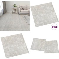 PVC-Fliesen Selbstklebend 20 Stk. 1,86 m² Hellgrau - pvc Fliesen - Selbstklebender Bodenbelag - Design Vinylboden - Hellgraue PVC-Fliesen - Wohnraum PVC-Fliesen Selbstklebend 20 Stk. 1,86 m² Hellgrau - pvc Fliesen - Selbstklebender Bodenbelag - Design Vinylboden - Hellgraue PVC-Fliesen - Wohnraum von VIDAXL