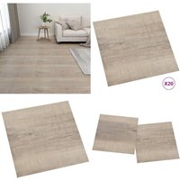 PVC-Fliesen Selbstklebend 20 Stk. 1,86 m² Taupe - PVC Fliesen - Selbstklebender Bodenbelag - Tapete Boden - Wohnzimmer Dekoration - Küche Boden PVC-Fliesen Selbstklebend 20 Stk. 1,86 m² Taupe - PVC Fliesen - Selbstklebender Bodenbelag - Tapete Boden - Wohnzimmer Dekoration - Küche Boden von VIDAXL