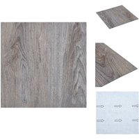 PVC-Fliesen Selbstklebend 5,11 m² Hellbraun - PVC-Böden - Vinyl-Böden - Klicklaminat - Designboden - Wohnraumgestaltung von VIDAXL