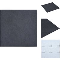 PVC-Fliesen Selbstklebend 5,11 m² Schwarz Marmor-Optik - pvc Fliesen - Vinylboden - Marmor Optik - Schwimmender Boden - Designboden PVC-Fliesen Selbstklebend 5,11 m² Schwarz Marmor-Optik - pvc Fliesen - Vinylboden - Marmor Optik - Schwimmender Boden - Designboden von VIDAXL