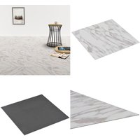 PVC-Fliesen Selbstklebend 5,11 m² Weiß Marmor-Optik - pvc Fliesen - Vinylboden - Selbstklebender Bodenbelag - Wohnraum Dekoration - Badezimmer Boden PVC-Fliesen Selbstklebend 5,11 m² Weiß Marmor-Optik - pvc Fliesen - Vinylboden - Selbstklebender Bodenbelag - Wohnraum Dekoration - Badezimmer Boden von VIDAXL