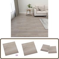 PVC-Fliesen Selbstklebend 55 Stk. 5,11 m² Taupe - pvc Fliesen - Selbstklebender Bodenbelag - Vinylboden - Tapete - Wohnraumgestaltung PVC-Fliesen Selbstklebend 55 Stk. 5,11 m² Taupe - pvc Fliesen - Selbstklebender Bodenbelag - Vinylboden - Tapete - Wohnraumgestaltung von VIDAXL