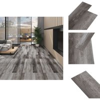 PVC-Laminat-Dielen 5,02 m² 2 mm Selbstklebend Gestreift Holz - PVC-Bodenbelag - Selbstklebender Boden - Design Vinylboden - Streifenmuster - Holzoptik von VIDAXL