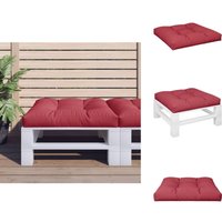 Palettenkissen Weinrot 70x70x12 cm Stoff - Palettenkissen - Palettenmöbel Kissen - Palettensofa Kissen - Kissen Palettenkissen Weinrot 70x70x12 cm Stoff - Palettenkissen - Palettenmöbel Kissen - Palettensofa Kissen - Kissen von VIDAXL