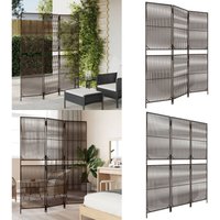 Paravent 3-tlg. Braun Poly Rattan - Raumteiler - Paravent - Trennwand - Polyrattan - Holzoptik - Home & Living Paravent 3-tlg. Braun Poly Rattan - Raumteiler - Paravent - Trennwand - Polyrattan - Holzoptik - Home & Living von VIDAXL