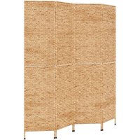 Paravent 4-tlg. 163x180 cm Wasserhyazinthe Vidaxl von VIDAXL