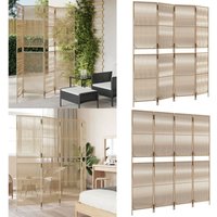 Paravent 4-tlg. Beige Poly Rattan - Raumteiler - Paravent - Trennwandsystem - Privacy Screen - Design Möbel - Home & Living Paravent 4-tlg. Beige Poly Rattan - Raumteiler - Paravent - Trennwandsystem - Privacy Screen - Design Möbel - Home & Living von VIDAXL