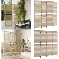 Paravent 4-tlg. Beige Poly Rattan - Raumteiler - Paravent - Trennwandsystem - Wohnraumgestaltung - Privacy Screen - Home & Living Paravent 4-tlg. Beige Poly Rattan - Raumteiler - Paravent - Trennwandsystem - Wohnraumgestaltung - Privacy Screen - Home & Living von VIDAXL