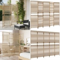 Paravent 5-tlg. Beige Poly Rattan - Raumteiler - Paravent - Trennwandsystem - Wohnraumgestaltung - Privacy Screen - Home & Living Paravent 5-tlg. Beige Poly Rattan - Raumteiler - Paravent - Trennwandsystem - Wohnraumgestaltung - Privacy Screen - Home & Living von VIDAXL