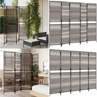 Paravent 5-tlg. Braun Poly Rattan - Raumteiler - Paravent - Holzoptik - Wohnraumgestaltung - Privacy Screen - Home & Living Paravent 5-tlg. Braun Poly Rattan - Raumteiler - Paravent - Holzoptik - Wohnraumgestaltung - Privacy Screen - Home & Living von VIDAXL