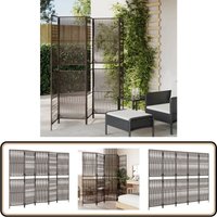 Paravent 5-tlg. Braun Poly Rattan - Raumteiler - Paravent - Holzoptik - Wohnraumgestaltung - Privacy Screen Paravent 5-tlg. Braun Poly Rattan - Raumteiler - Paravent - Holzoptik - Wohnraumgestaltung - Privacy Screen von VIDAXL