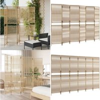 Paravent 6-tlg. Beige Poly Rattan - Raumteiler - Paravent - Trennwandsystem - Privacy Screen - Wohnraumgestaltung - Home & Living Paravent 6-tlg. Beige Poly Rattan - Raumteiler - Paravent - Trennwandsystem - Privacy Screen - Wohnraumgestaltung - Home & Living von VIDAXL