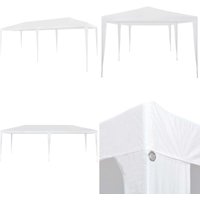 Partyzelt 3x6 m pe Weiß - Gartenzelt - Partyzelt - Pavillon - Außengarten - Gartenfeier - Home & Living von VIDAXL