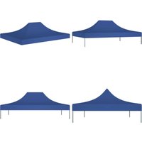 Partyzelt-Dach 4x3 m Blau 270 g/m² - Partyzeltdach - Partyzeltdächer - Home & Living - Blau von VIDAXL