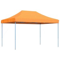 Partyzelt Faltbar Pop-Up Orange 410x279x315 cm vidaXL von VIDAXL