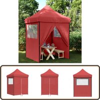 Partyzelt Faltbar Pop-Up mit 4 Seitenteilen Burgunderrot - Partyzelt - Outdoorzelt - Festzelt - Eventzelt - Markise Partyzelt Faltbar Pop-Up mit 4 Seitenteilen Burgunderrot - Partyzelt - Outdoorzelt - Festzelt - Eventzelt - Markise von VIDAXL