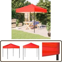 Partyzelt Faltbar Rot 2x2 m - Outdoor-Zelt - Partyzelt - Gartenzelt - Sonnenschutz - Wasserfestes Zelt von VIDAXL