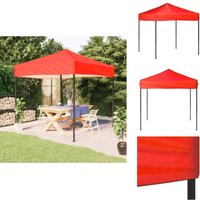 Partyzelt Faltbar Rot 2x2 m - Outdoor-Zelt - Partyzelt - Gartenzelt - Sonnenschutz - Wasserfestes Zelt von VIDAXL