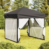 Partyzelt Faltbar mit Seitenwänden Anthrazit 2x2 m - Vidaxl Partyzelt Faltbar mit Seitenwänden Anthrazit 2x2 m - Vidaxl von VIDAXL