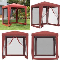 Vidaxl - Partyzelt mit 4 Mesh-Seitenwänden Rot 2x2 m hdpe - Partyzelt - Pavillon - Gartenpavillon - Outdoor Zelt - Sommergarten - Home & Living Vidaxl - Partyzelt mit 4 Mesh-Seitenwänden Rot 2x2 m hdpe - Partyzelt - Pavillon - Gartenpavillon - Outdoor Zelt - Sommergarten - Home & Living von VIDAXL