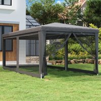 Vidaxl - Partyzelt mit 6 Mesh-Seitenwänden Anthrazit 3x6 m hdpe Vidaxl - Partyzelt mit 6 Mesh-Seitenwänden Anthrazit 3x6 m hdpe von VIDAXL