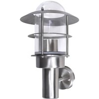 Bonnevie - Patio led Wandleuchte Lampe Edelstahl Außenlampe vidaXL530177 von BONNEVIE