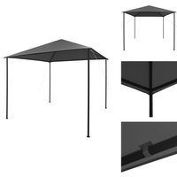 Vidaxl - Pavillon 3x3 m Anthrazit Stoff und Stahl 180 g/m² - Gartenpavillon - Pavillion - Partyzelt - Outdoor Pavillon - Wetterfeste Terrasse Vidaxl - Pavillon 3x3 m Anthrazit Stoff und Stahl 180 g/m² - Gartenpavillon - Pavillion - Partyzelt - Outdoor Pavillon - Wetterfeste Terrasse von VIDAXL
