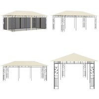 Pavillon mit Moskitonetz 6x3x2,73 m Creme - Pavillon - Gartenpavillon - Sonnensegel - Markise - Outdoor Möbel - Home & Living von VIDAXL
