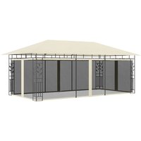 Pavillon mit Moskitonetz 6x3x2,73 m Creme - Vidaxl von VIDAXL